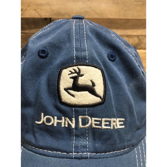 John Deere Denim Latch/Hook Adjustable Strap - Picture 2 of 6